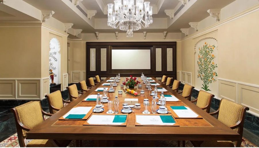 Executive boardroom, Udaipur corporate retreat
